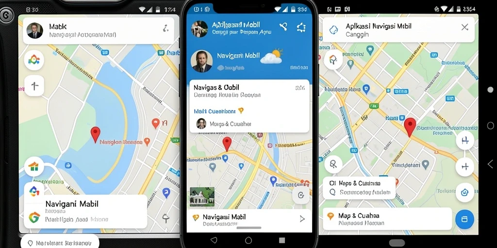 Tampilan antarmuka aplikasi Navigasi Mobil 8364 yang menarik dan fungsional.