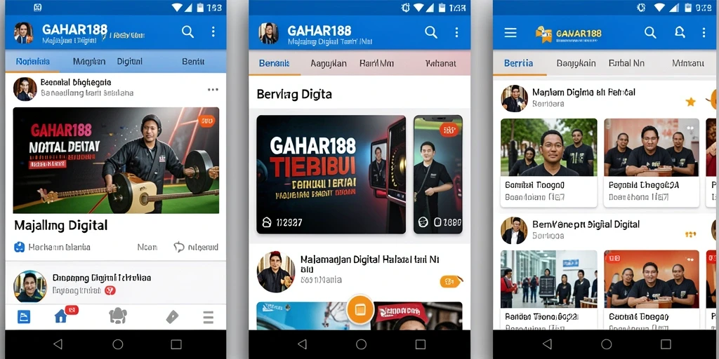 Tampilan antarmuka GAHAR188 yang modern dan menarik.
