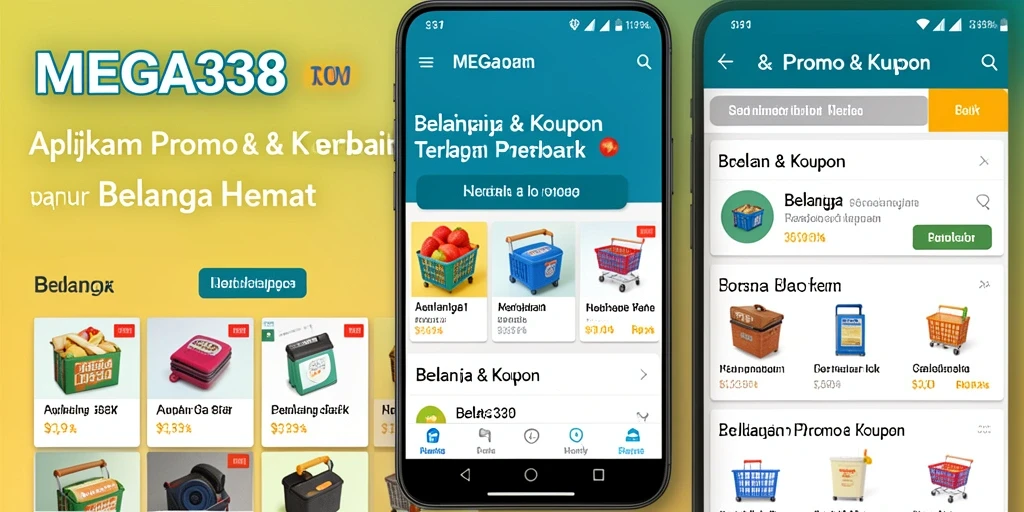Tampilan antarmuka MEGA338 untuk kupon dan promo terbaru.